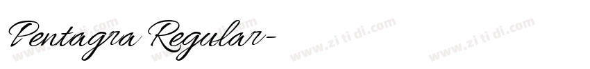 Pentagra Regular字体转换 Pentagra Regular字体转换